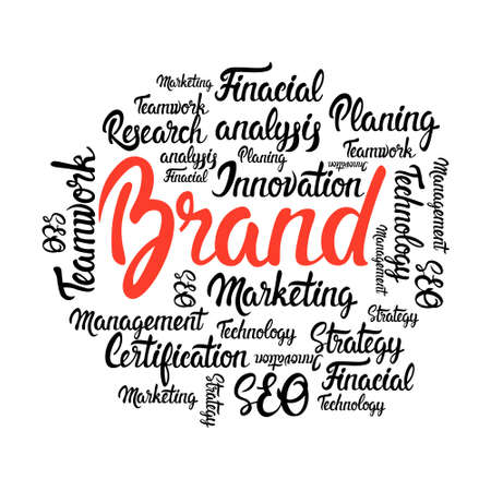 Company Branding Business Icon Advertisement Vector Illustrationのイラスト素材