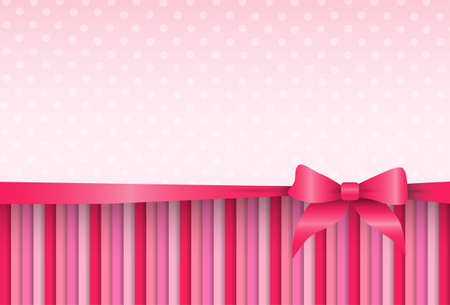 Pink Pattern Abstract Background Valentine Day Gift Card Holiday Flat Vector Illustrationのイラスト素材