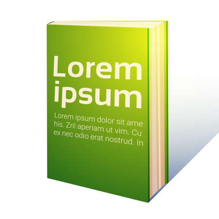 Big Book Library Read School Education Concept Flat Vector Illustrationのイラスト素材