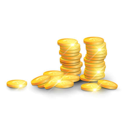 Money Coin Saint Patrick Day Beer Festival Banner Greeting Card Flat Vector Illustrationのイラスト素材