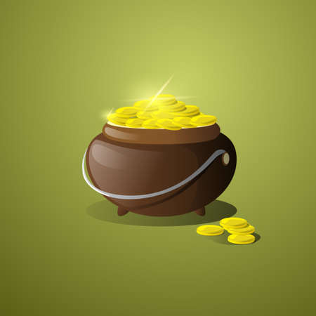 Saint Patrick Day Beer Festival Banner Greeting Card Flat Vector Illustrationのイラスト素材