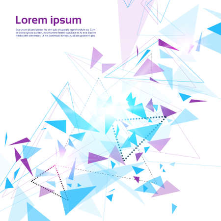 Abstract Colorful Geometrical Background Copy Space Vector Illustrationのイラスト素材