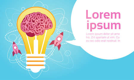 Brainstorming Briefing New Business Startup Idea Creative Concept Flat Vector Illustrationのイラスト素材