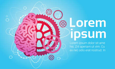 Brainstorming Briefing New Business Startup Idea Creative Concept Flat Vector Illustrationのイラスト素材