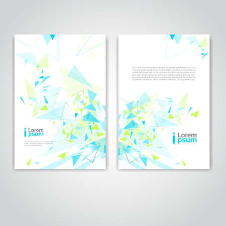 Abstract Triangle Geometrical Background Banner Copy Space Vector Illustrationのイラスト素材