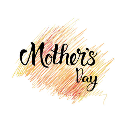 Happy Mother Day, Spring Holiday Greeting Card Banner Vector Illustrationのイラスト素材