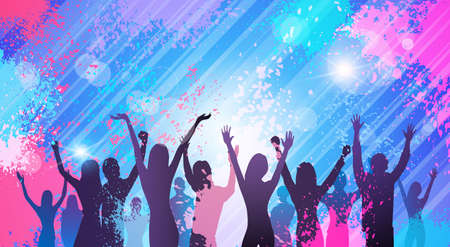 Happy Holi Religious India Holiday Traditional Celebration Greeting Cart Flat Vector Illustrationのイラスト素材