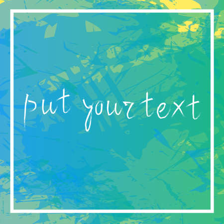 Grunge Texture Background Colorful Banner With Copy Space Vector Illustrationのイラスト素材