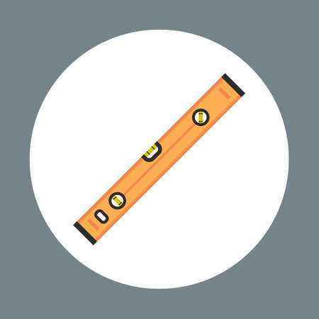 Ruler Icon Working Hand Tool Equipment Concept Vector Illustrationのイラスト素材