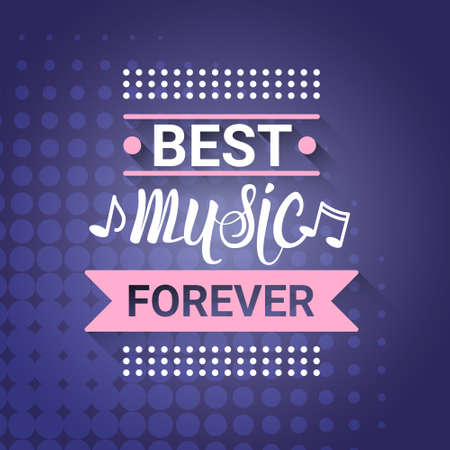 Live Music Concert Banner Colorful Style Modern Musical Poster Flat Vector Illustrationのイラスト素材