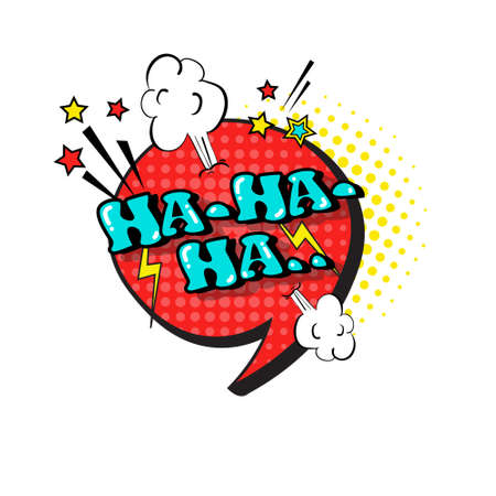 Comic Speech Chat Bubble Pop Art Style Sound Expression Text Icon Vector Illustrationのイラスト素材