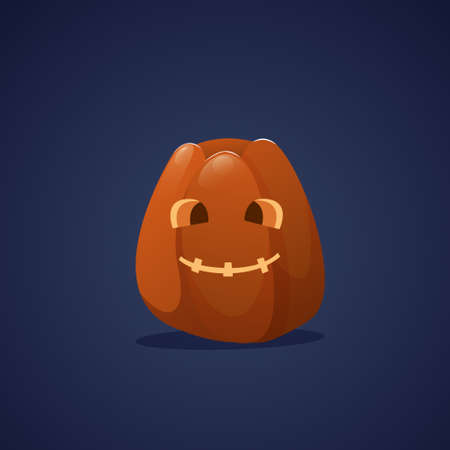 Pumpkin traditional decoration illustration.のイラスト素材