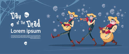 Day Of Dead Traditional Mexican Halloween Holiday.のイラスト素材