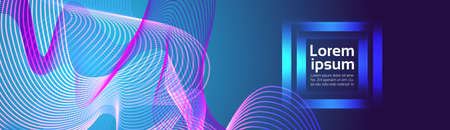 Abstract Colorful Waves Waved Lines Background Vector Illustrationのイラスト素材