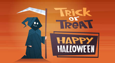 Happy Halloween Banner Holiday.のイラスト素材