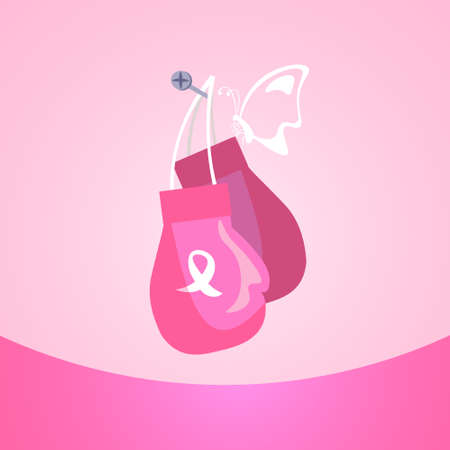 World Breast Cancer Day banner.のイラスト素材