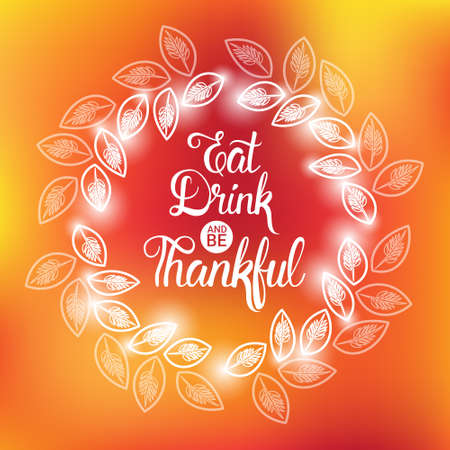 Happy Thanksgiving Day banner.のイラスト素材