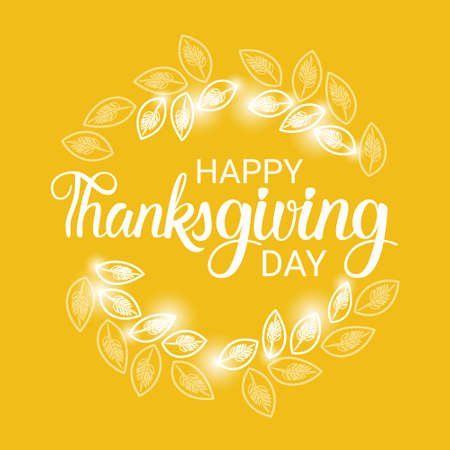 Happy Thanksgiving Day banner.のイラスト素材