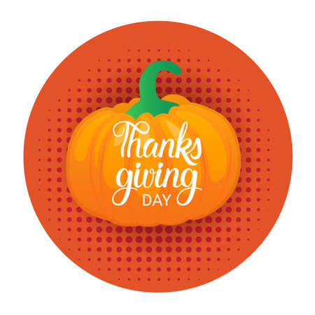 Happy Thanksgiving Day banner.のイラスト素材