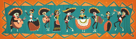 Day Of Dead banner.のイラスト素材