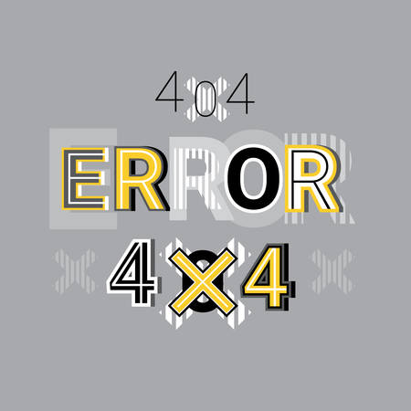 Error Word Creative Graphic Design Modern Technology Concept Over Abstract Geometric Shapes...