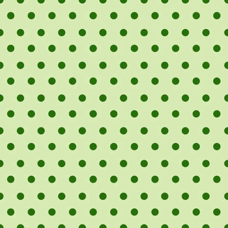 Abstract Seamless Pattern With Green Dots Background Cute Ornament For Patrick Day Holiday Vector Illustrationのイラスト素材