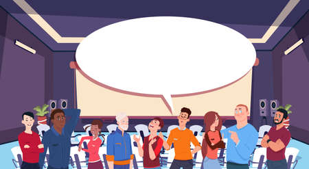 casual people group chat communication bubble, businesspeople discussing communication social...