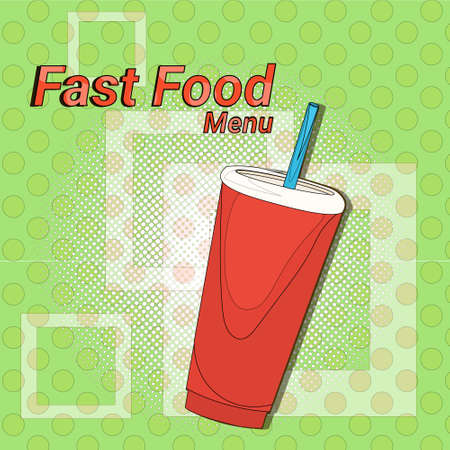ice cola street festival, fast food menu seamless pattern background cooking collection concept vector illustrationのイラスト素材