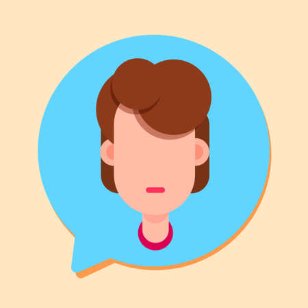 callcenter woman support online operator, customer and technical service icon, chat concept, flat design vector illustrationのイラスト素材