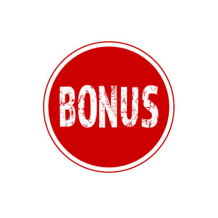 bonus circular icon isolated sticker badge  design elements vector illustrationのイラスト素材