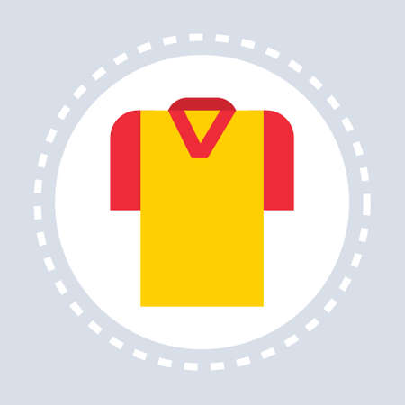 male t-shirt shopping icon fashion clothes shop logo flat vector illustrationのイラスト素材