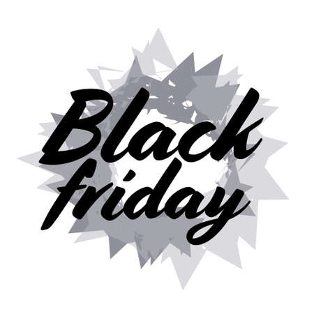 big sale sticker black friday special offer sale promo marketing holiday shopping concept advertising campaign in retail vector illustrationのイラスト素材