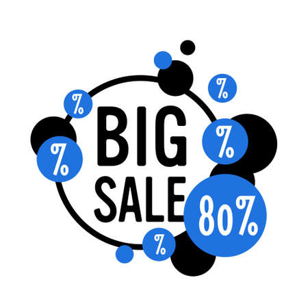 cyber monday sticker big sale advertisement special offer concept holiday online shopping discount badge vector illustrationのイラスト素材