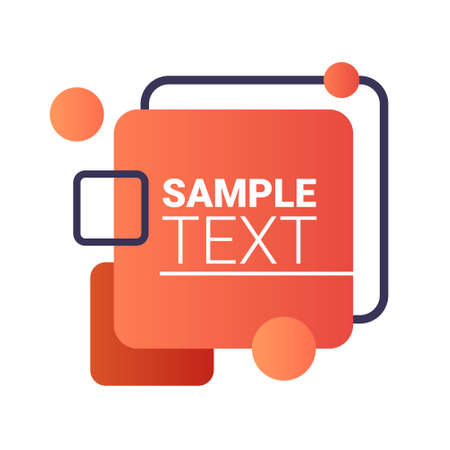 dynamical red gradient form abstract banner flowing liquid shape fluid color badge modern graphic element copy space vector illustrationのイラスト素材