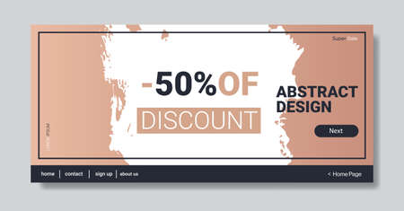 big sale banner special offer promo campaign advertising layout poster shopping discount concept horizontal template copy space vector illustrationのイラスト素材