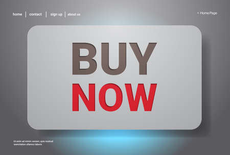 big sale buy now template special offer shopping discount concept horizontal poster copy space vector illustrationのイラスト素材