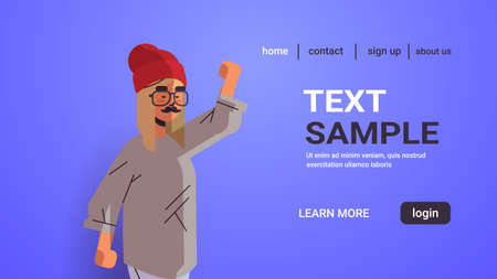 first april fool day girl wearing funny mask glasses black mustache and eyebrow holiday celebration concept horizontal portrait copy space vector illustrationのイラスト素材