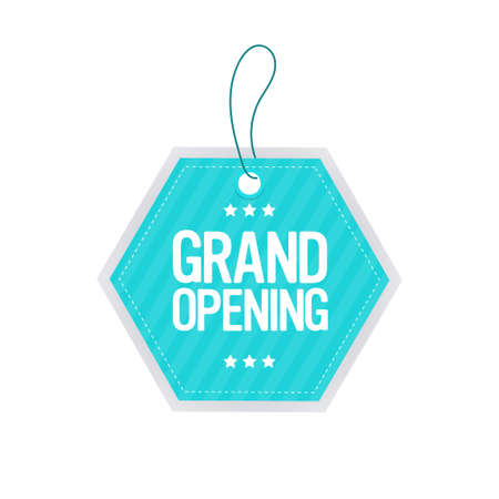 grand opening invitation tag coronavirus quarantine is over advertising campaign conceptのイラスト素材