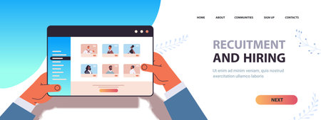 hr manager hands choosing candidate for hiring in job staff recruitment human resource online job...