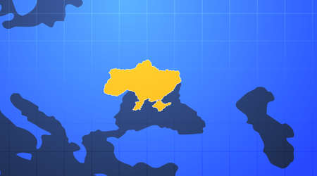 Ukrainian map pray for Ukraine peace save Ukraine from russia stop war concept horizontalのイラスト素材