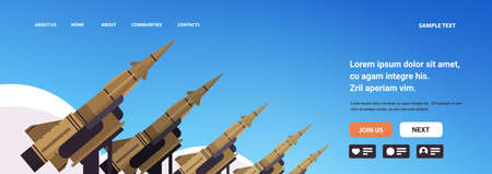 anti-aircraft missile system special military equipment heavy vehicles concept stop war against Ukraine horizontalのイラスト素材