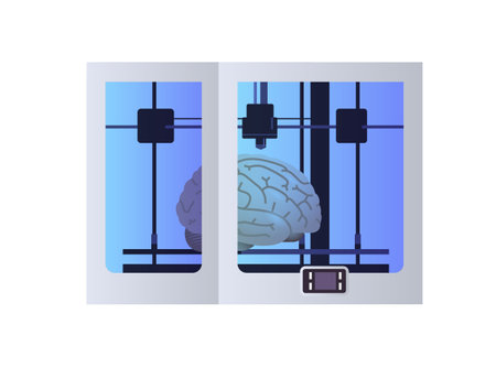 brain model prints on 3d bio printer medical printing of human transplantation organ biological...