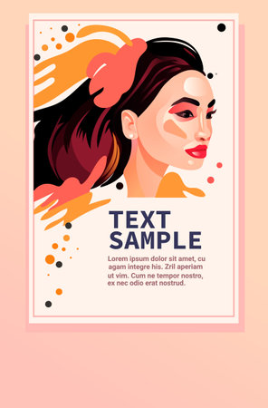 beauty woman with perfect makeup beautiful professional make-up salon make up fashion conceptのイラスト素材