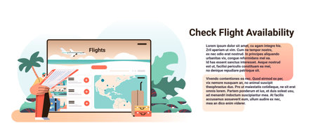 man traveler holding boarding pass or flight ticket guy giving documents allowing to travel check flight aviability conceptのイラスト素材