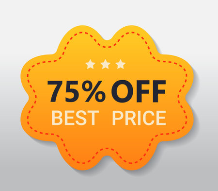 promo sticker hot sale best price icon online shopping tag special offer promotion discount coupon