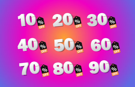 promo stickers hot sale best price icons online shopping tags special offer promotion discount...