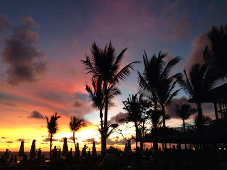 Sunset at Baliの素材
