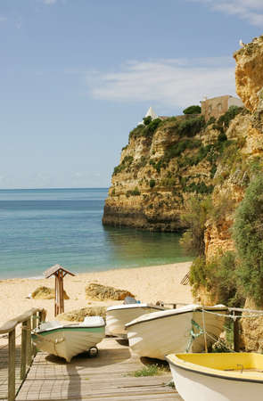 Algarve - coast in Portugal の写真素材