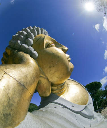 Buddhist Garden - Statue の写真素材