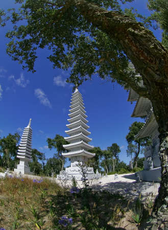 Buddhist Garden - Statue の写真素材